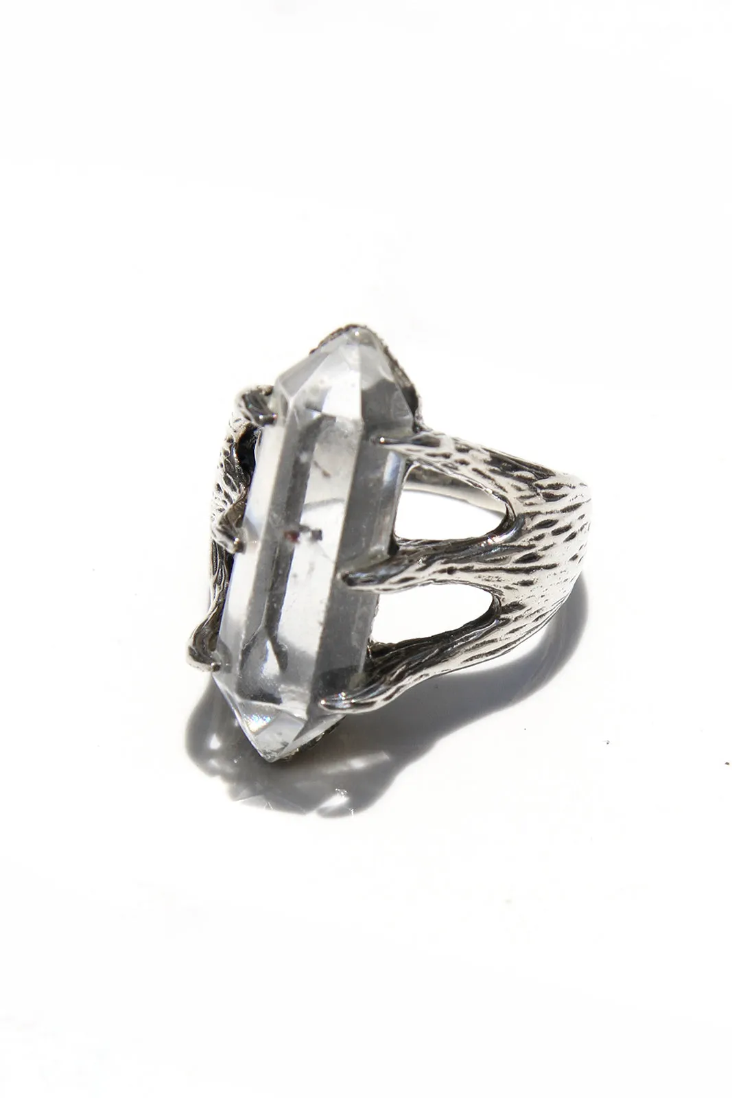 Quartz Crystal Power Ring (Size 9)