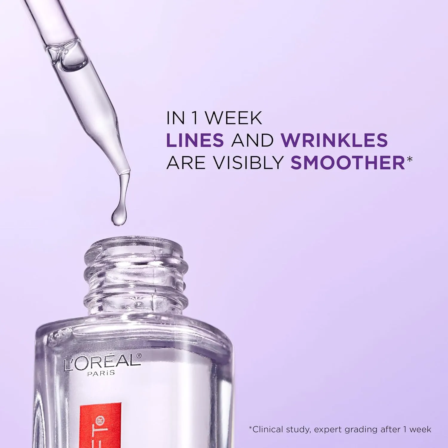 Revitalift 1.5% Pure Hyaluronic Acid Face Serum, Hydrate & Reduce Wrinkles, Fragrance Free 1 Oz
