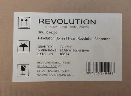 💛Revolution Heart Breaker Concealer – Honey, Flawless Coverage Awaits! (Case Packed) 72 Units