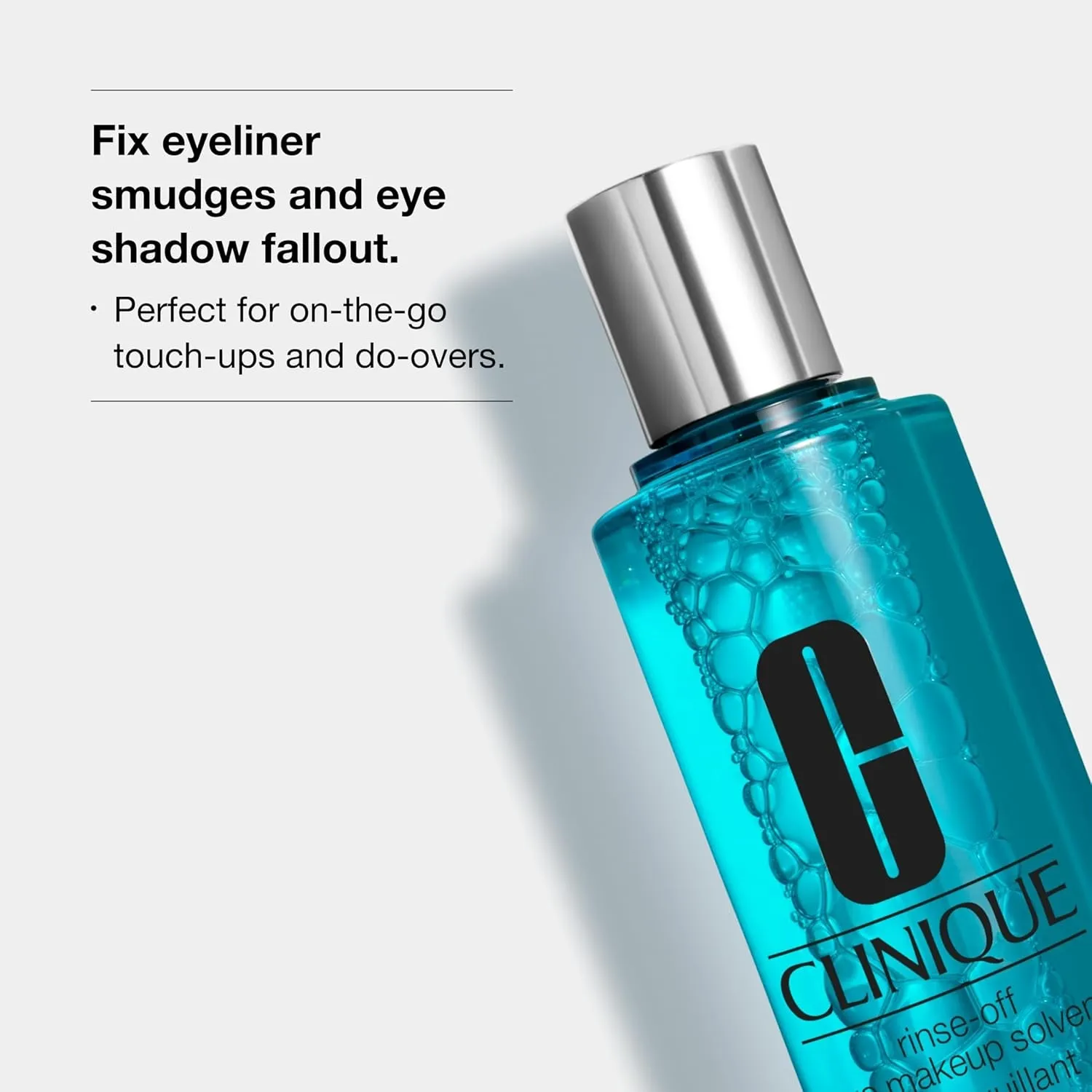 Rinse-Off Oil Free Eye Makeup Remover Solvent | Safe for Sensitive Skin, 4.2 Fl Oz
