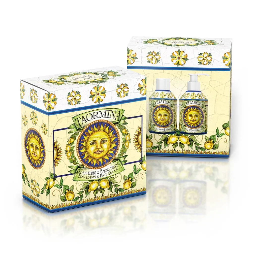 Rudy Taormina Gift Set - Bath & Shower Gel 250ml   Body Cream 250ml