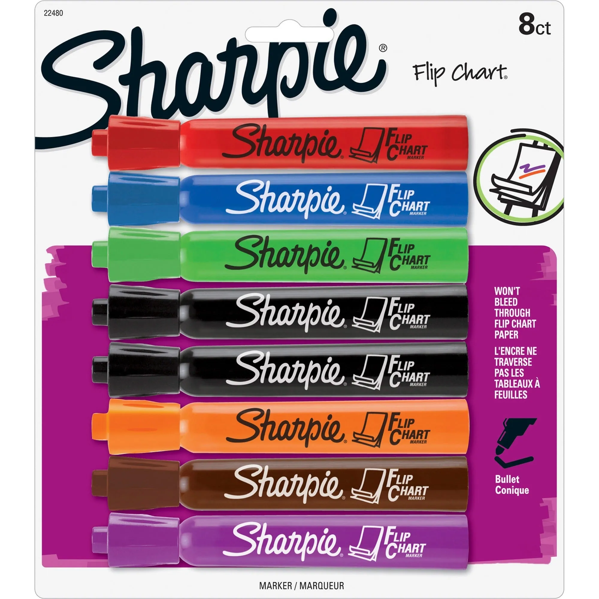 Sharpie Bullet Point Flip Chart Markers