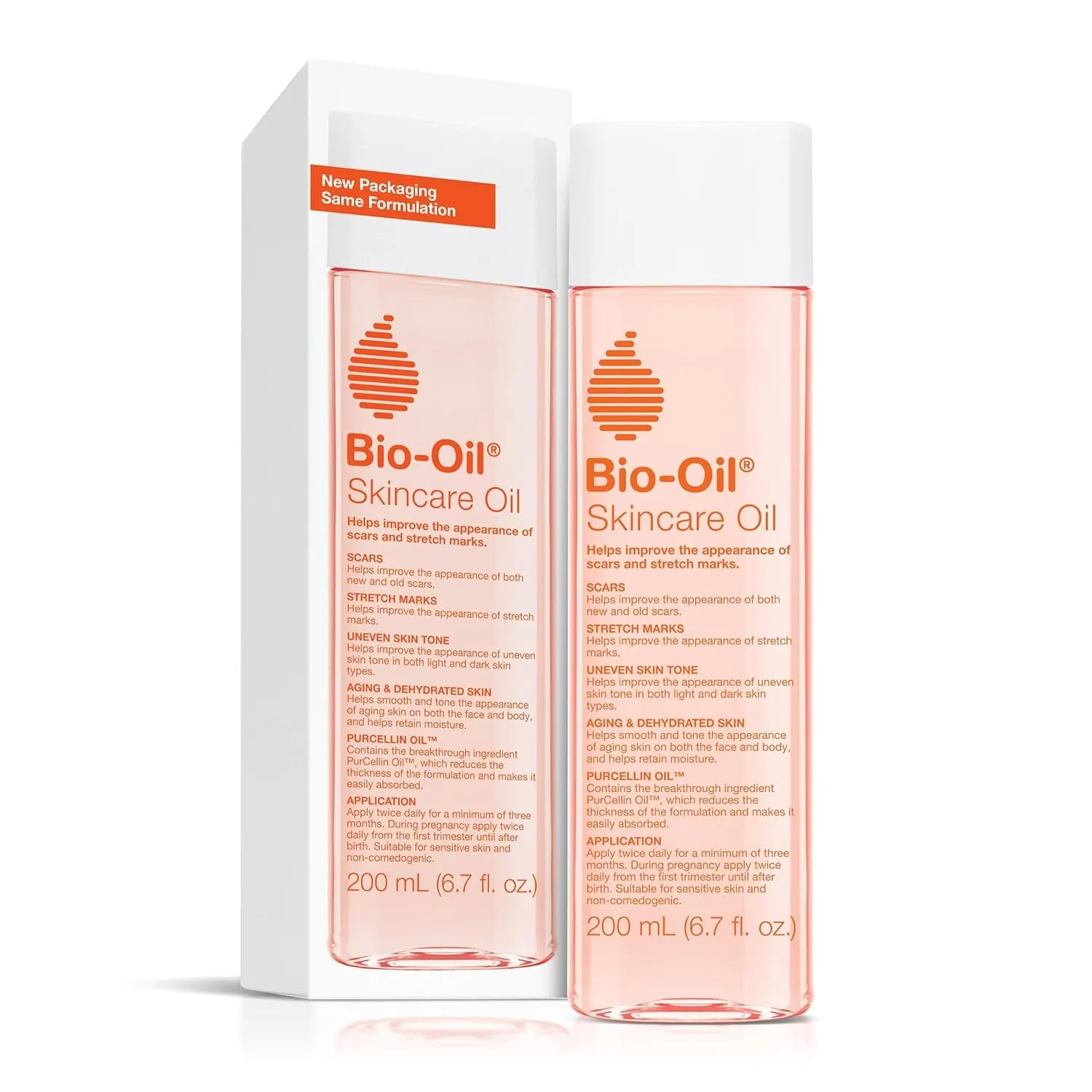 Skincare Body Oil Serum, Face and Body Moisturizer with Vitamin E & A, for Scars, Stretch Marks, Sensitive Skin, All Skin Types, Dermatologist Recommended, Non-Comedogenic, 6.7 Oz
