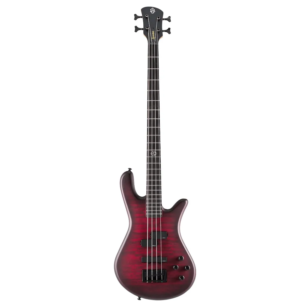 Spector Pulse 4 Bass Guitar - Black Cherry Matte