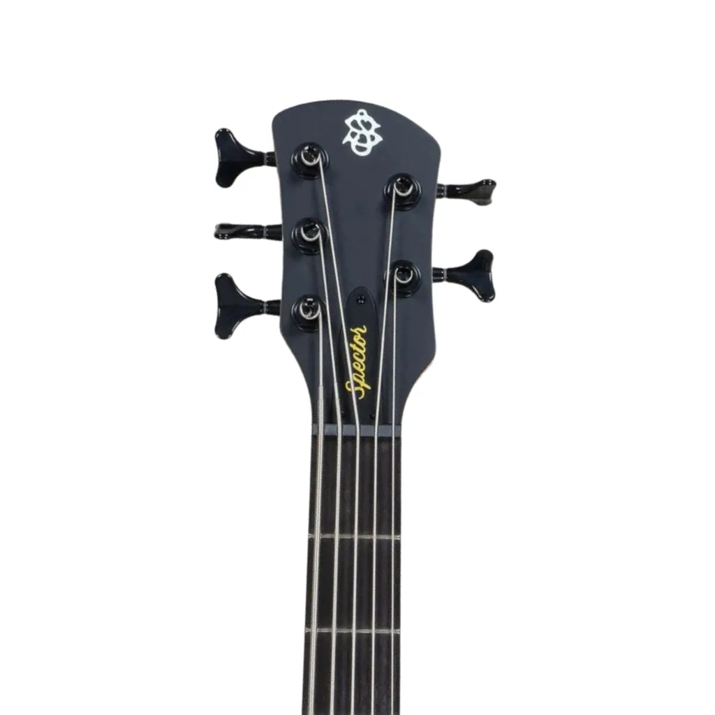 Spector Pulse 5 Bass Guitar - Black Cherry Matte