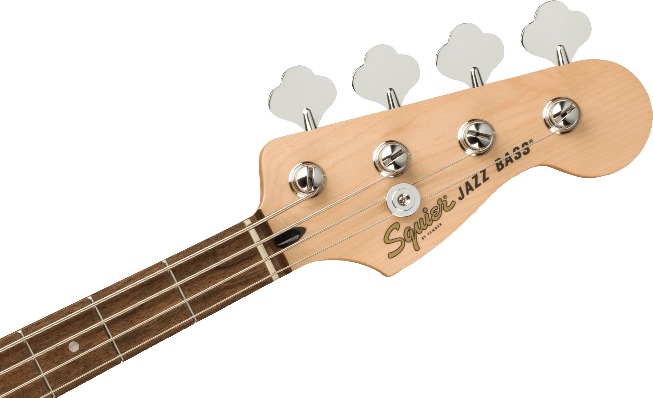 SQUIER Affinity Series™ Jazz Bass® Laurel Fingerboard Black Pickguard Charcoal Frost Metallic