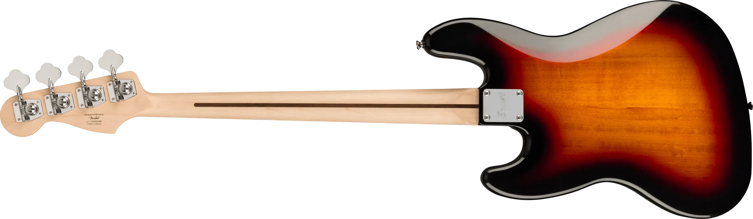 SQUIER Affinity Series™ Jazz Bass® Maple Fingerboard White Pickguard 3-Color Sunburst