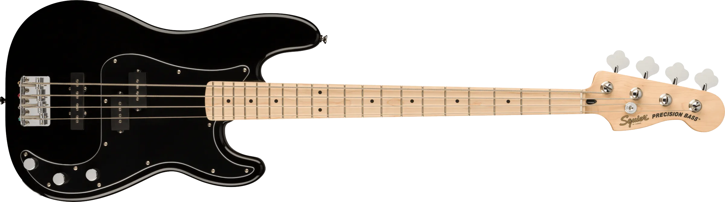 SQUIER  Affinity Series™ Precision Bass® PJ Maple Fingerboard Black Pickguard Black
