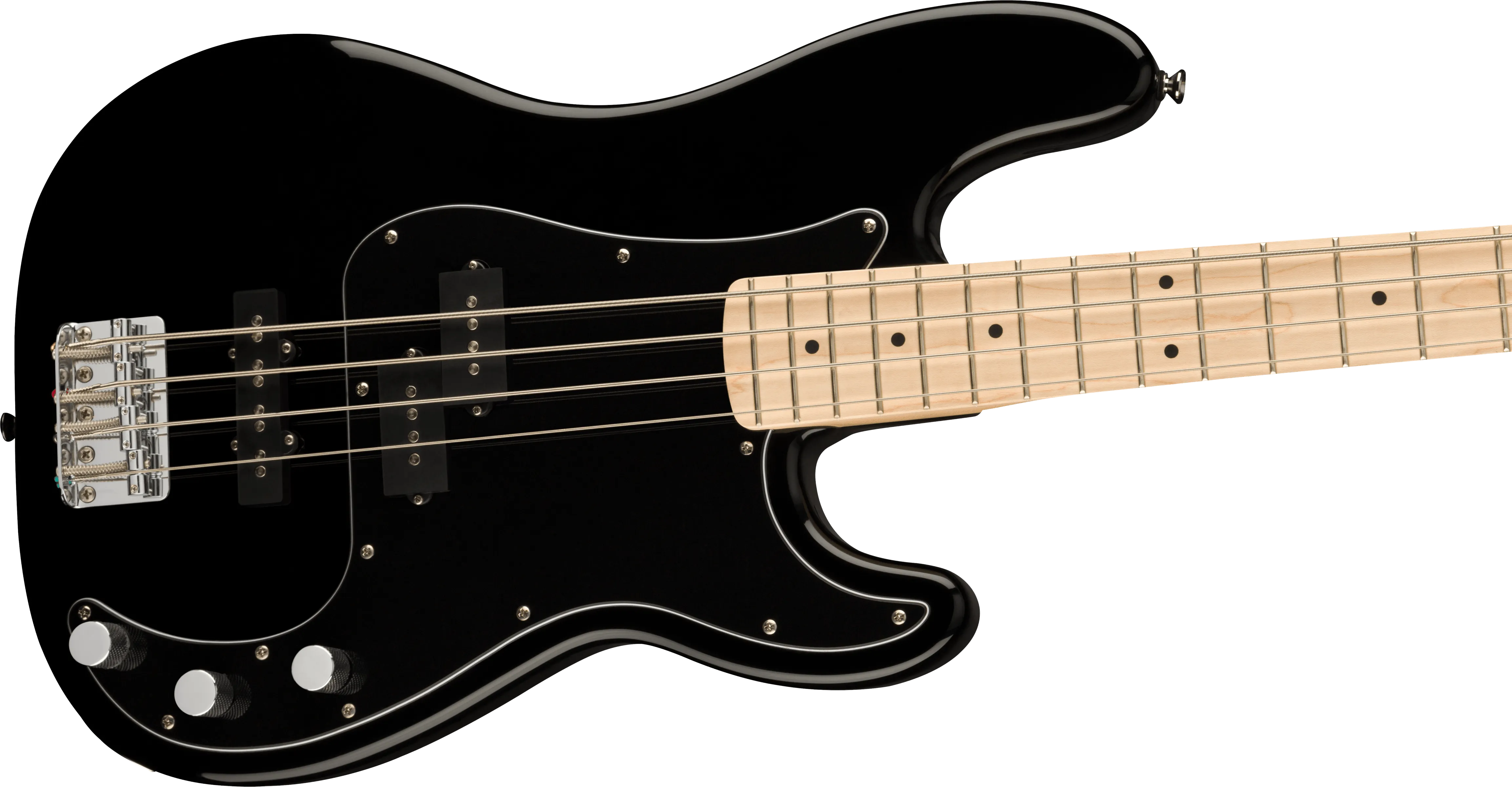 SQUIER  Affinity Series™ Precision Bass® PJ Maple Fingerboard Black Pickguard Black