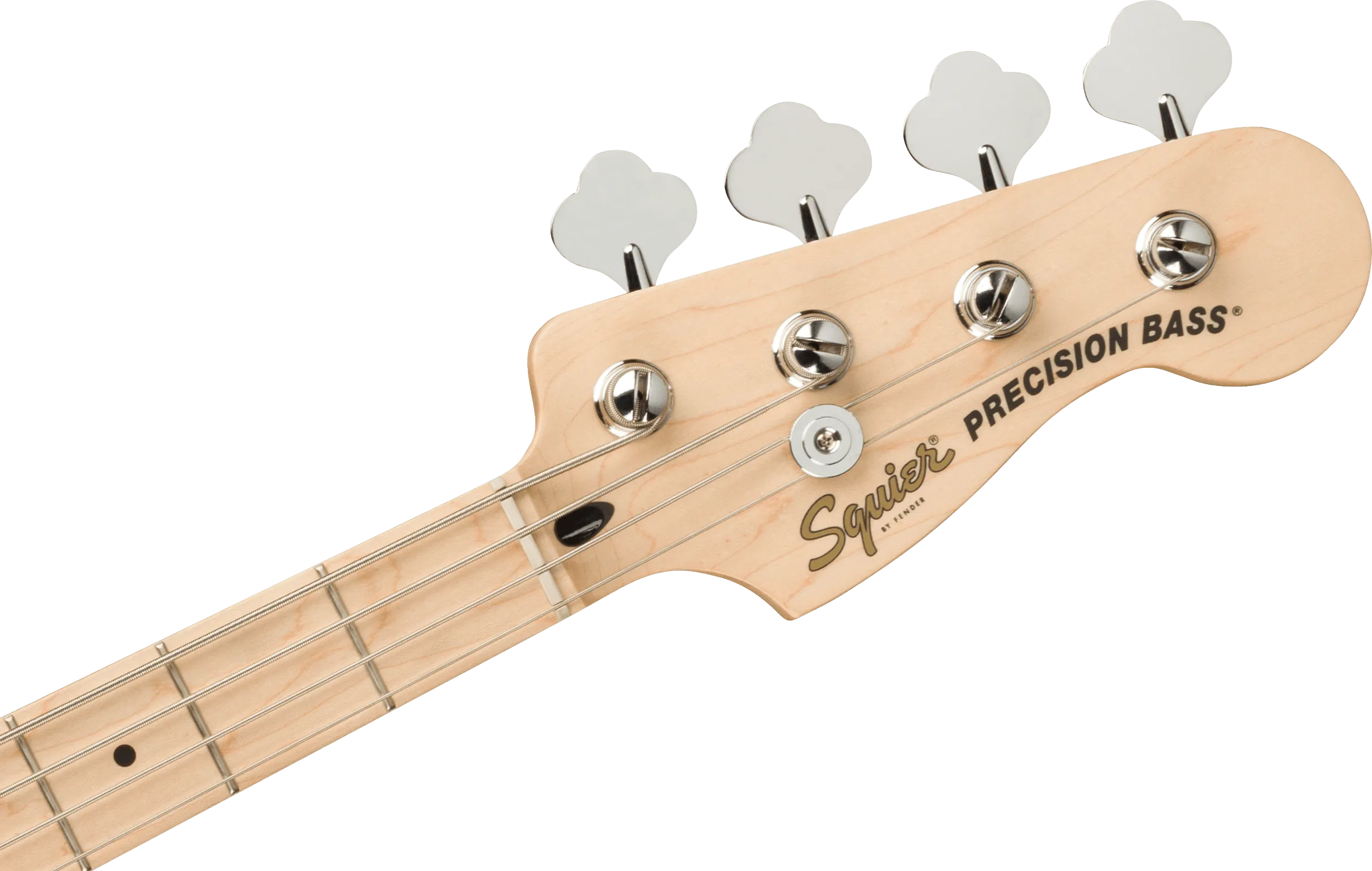 SQUIER  Affinity Series™ Precision Bass® PJ Maple Fingerboard Black Pickguard Olympic White