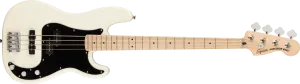 SQUIER  Affinity Series™ Precision Bass® PJ Maple Fingerboard Black Pickguard Olympic White
