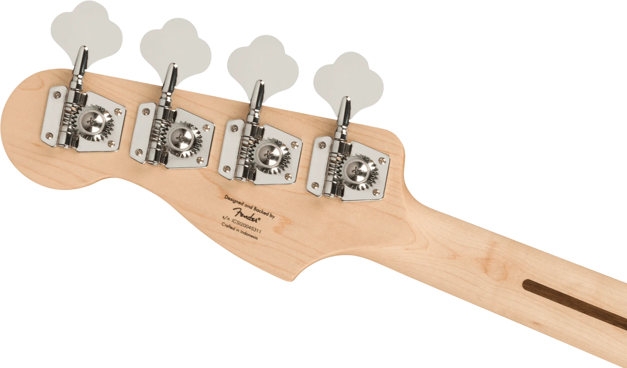 SQUIER  Affinity Series™ Precision Bass® PJ Maple Fingerboard Black Pickguard Olympic White