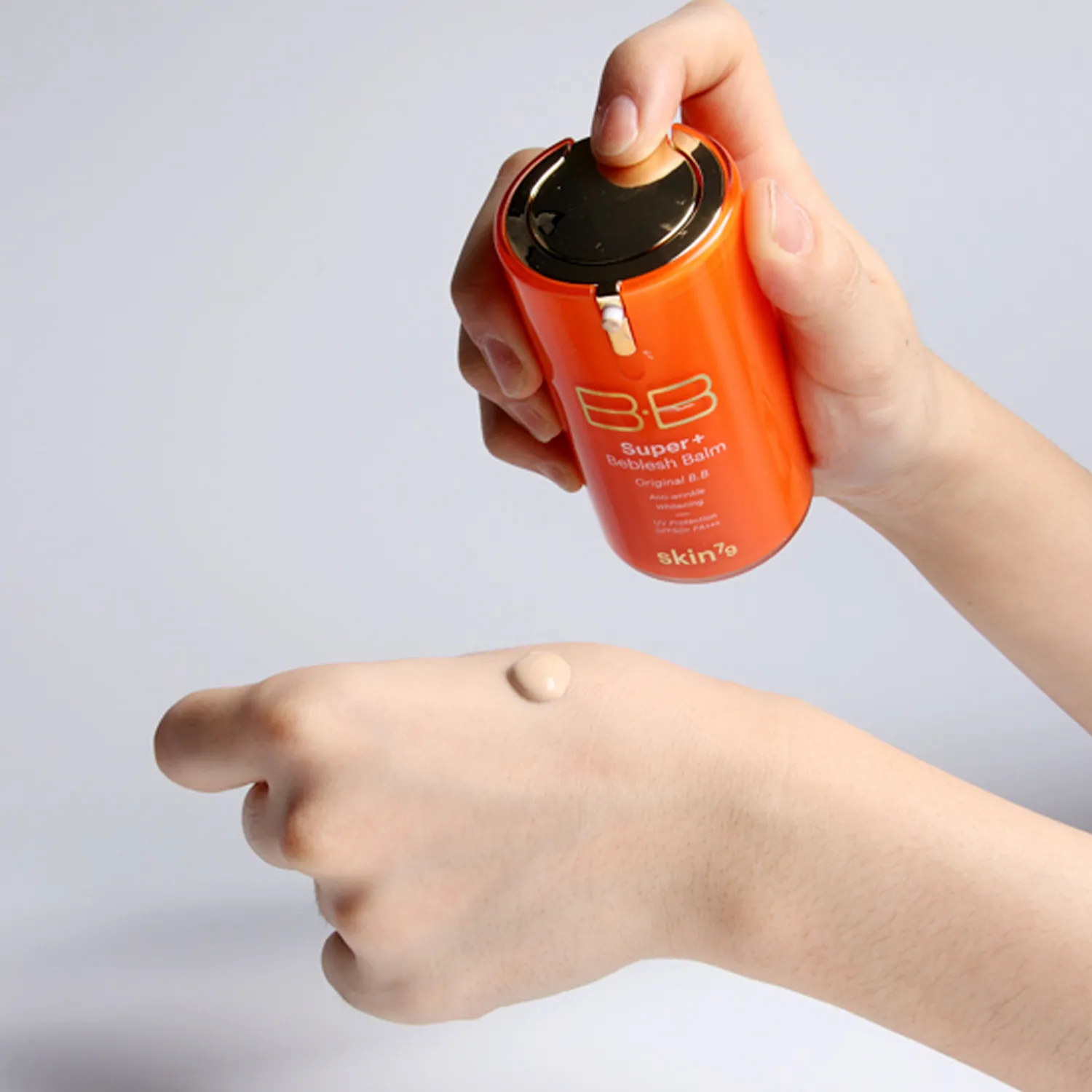 Super  Beblesh Balm Orange BB SPF50  PA    <font color=red><br><b>Free Gift BB Cleanser</b></br></font color>