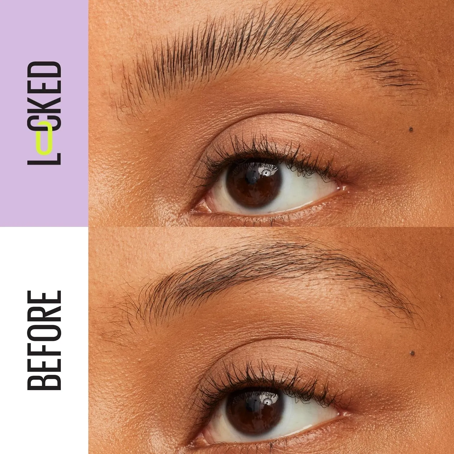 Super Lock Brow Glue Eyebrow Gel, Lightweight Brow Gel for up to 24HR Hold, Clear, 1 Count