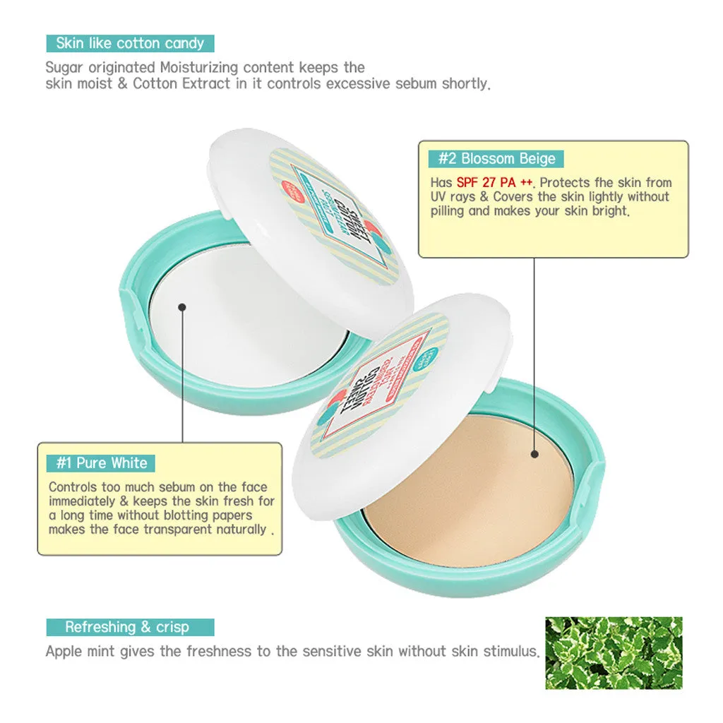 Sweet Cotton Sebum Clear Pact 8g