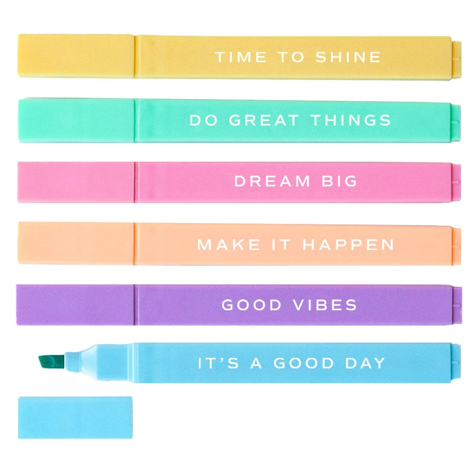 Sweet Water Decor - Do Great Things Highlighter Set - Stationery Set
