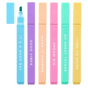 Sweet Water Decor - Do Great Things Highlighter Set - Stationery Set