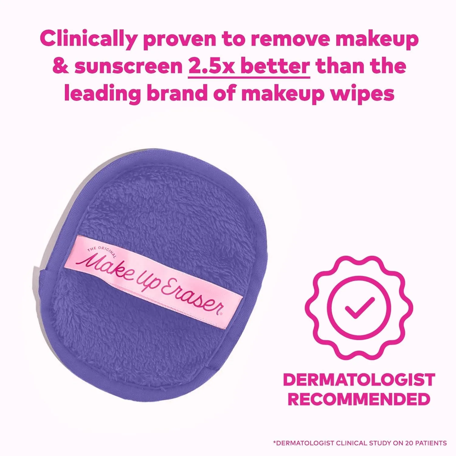 The Original , 7-Day Set, Erase All Makeup with Just Water, Including Waterproof Mascara, Eyeliner, Foundation, Lipstick, Sunscreen, and More!, 7Ct.