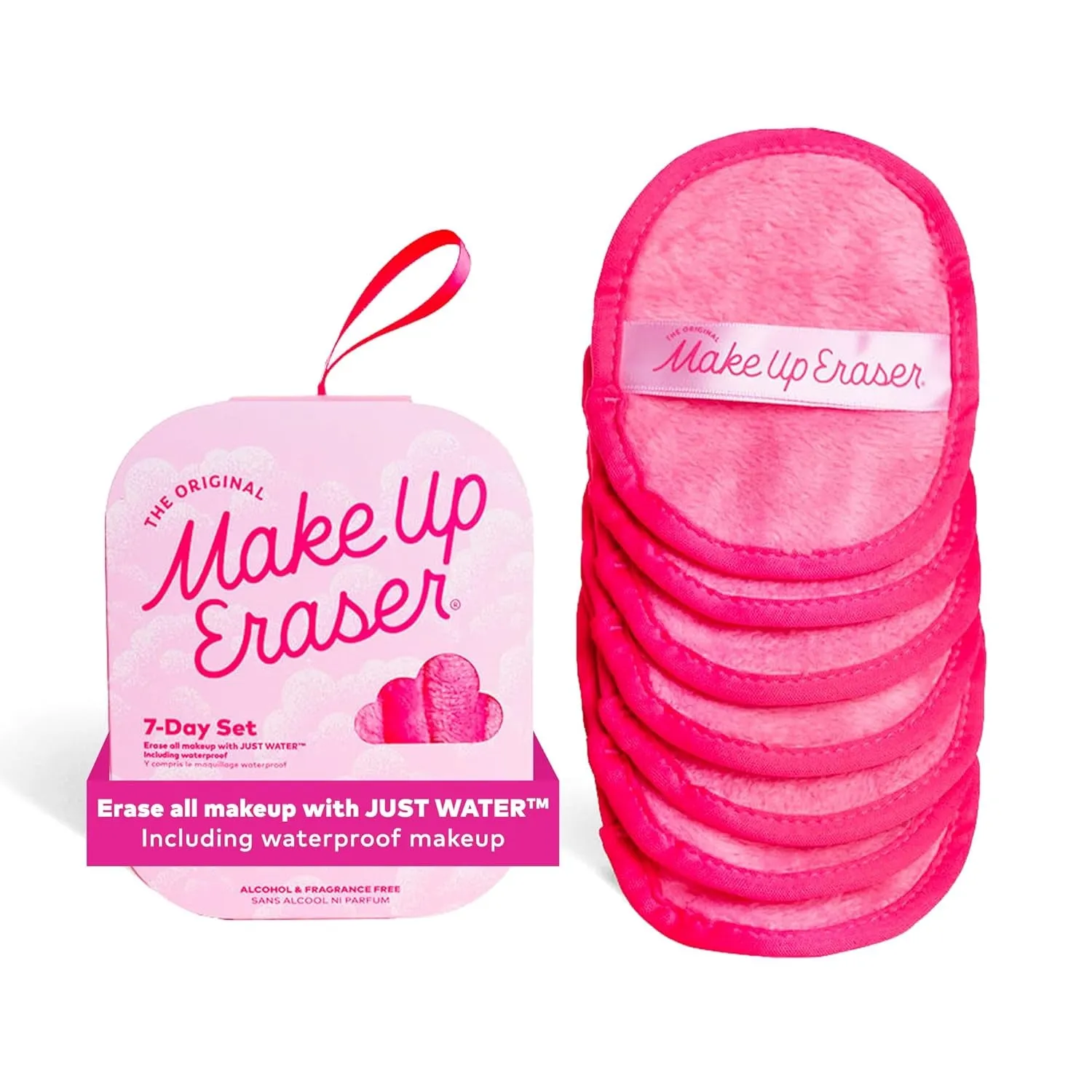 The Original , 7-Day Set, Erase All Makeup with Just Water, Including Waterproof Mascara, Eyeliner, Foundation, Lipstick, Sunscreen, and More!, 7Ct.