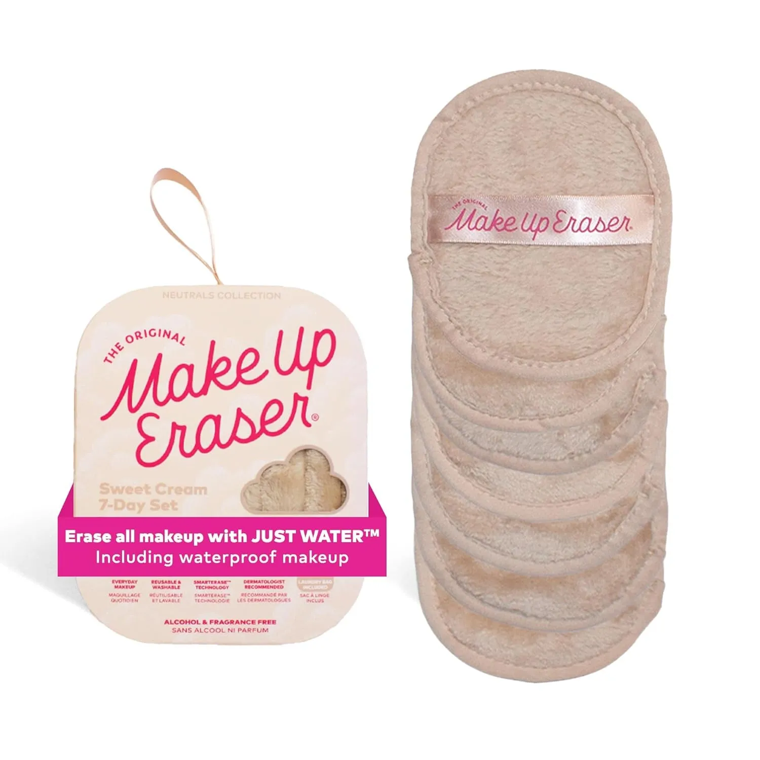 The Original , 7-Day Set, Erase All Makeup with Just Water, Including Waterproof Mascara, Eyeliner, Foundation, Lipstick, Sunscreen, and More!, 7Ct.