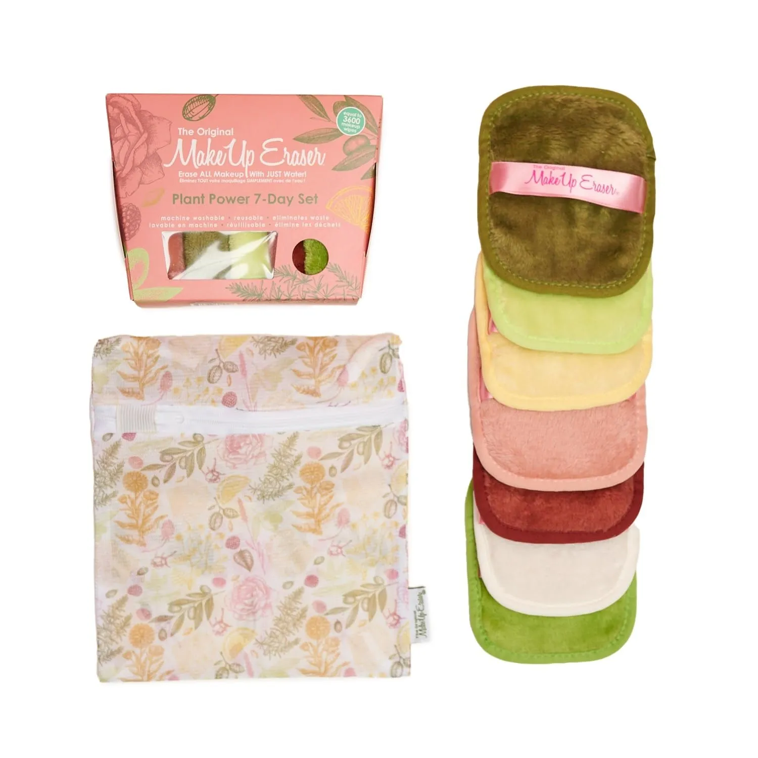 The Original , 7-Day Set, Erase All Makeup with Just Water, Including Waterproof Mascara, Eyeliner, Foundation, Lipstick, Sunscreen, and More!, 7Ct.