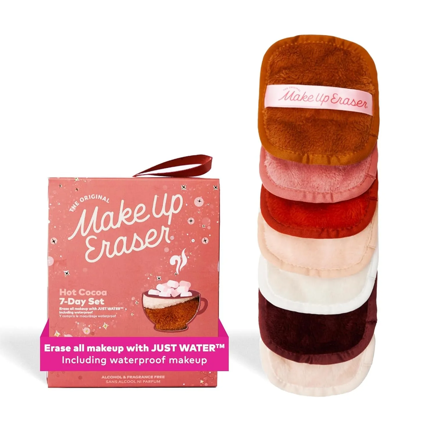 The Original , 7-Day Set, Erase All Makeup with Just Water, Including Waterproof Mascara, Eyeliner, Foundation, Lipstick, Sunscreen, and More!, 7Ct.