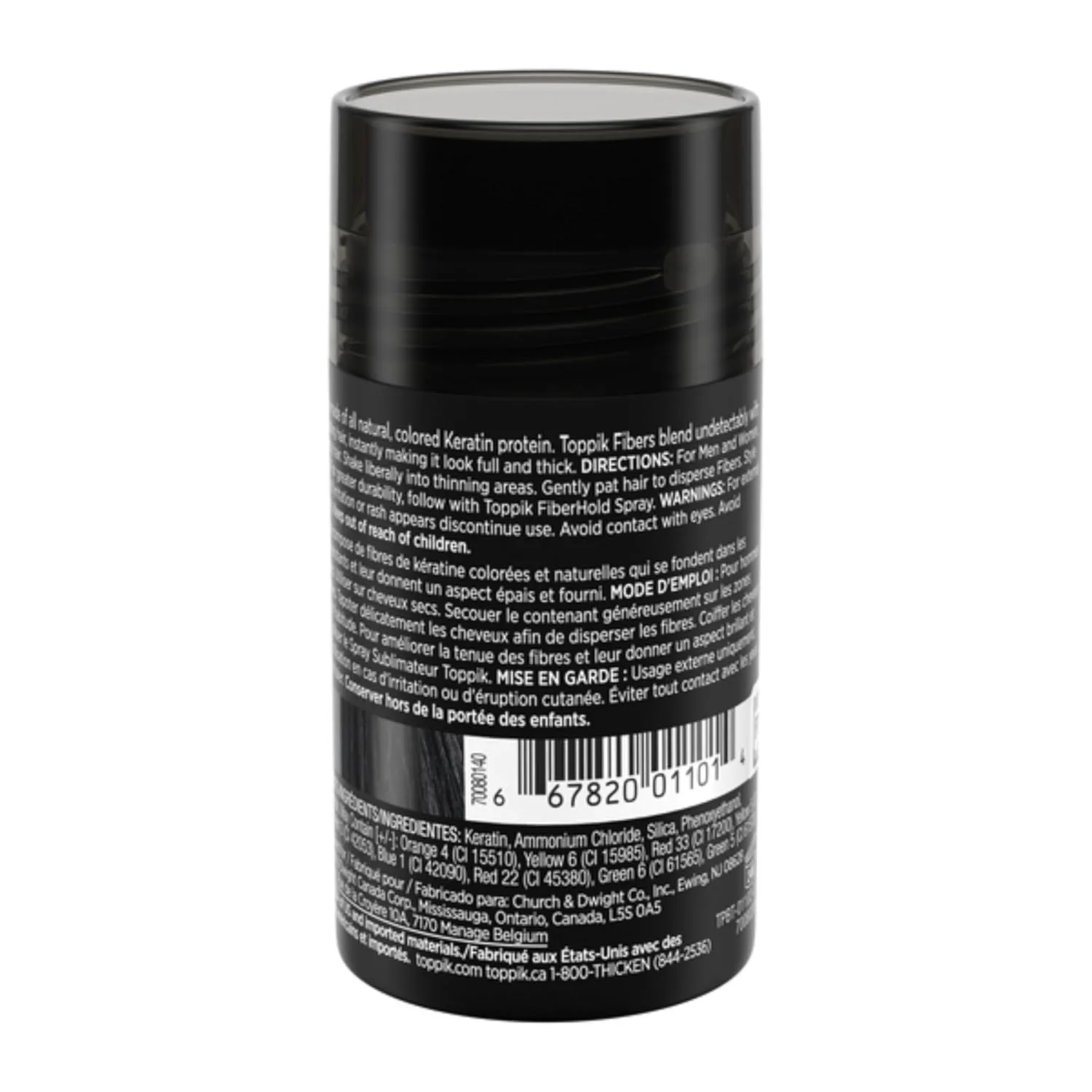 Toppik Hair Building Fibers, 12G Fill in Fine or Thinning Hair Instantly Thicker, Fuller Looking Hair 9 Shades for Men & Women