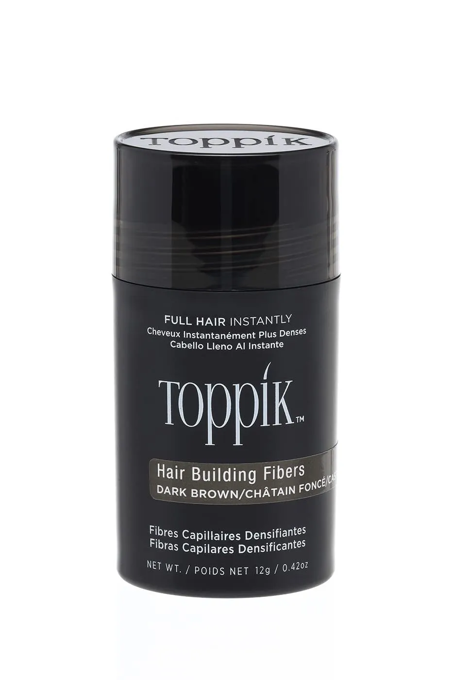 Toppik Hair Building Fibers, 12G Fill in Fine or Thinning Hair Instantly Thicker, Fuller Looking Hair 9 Shades for Men & Women