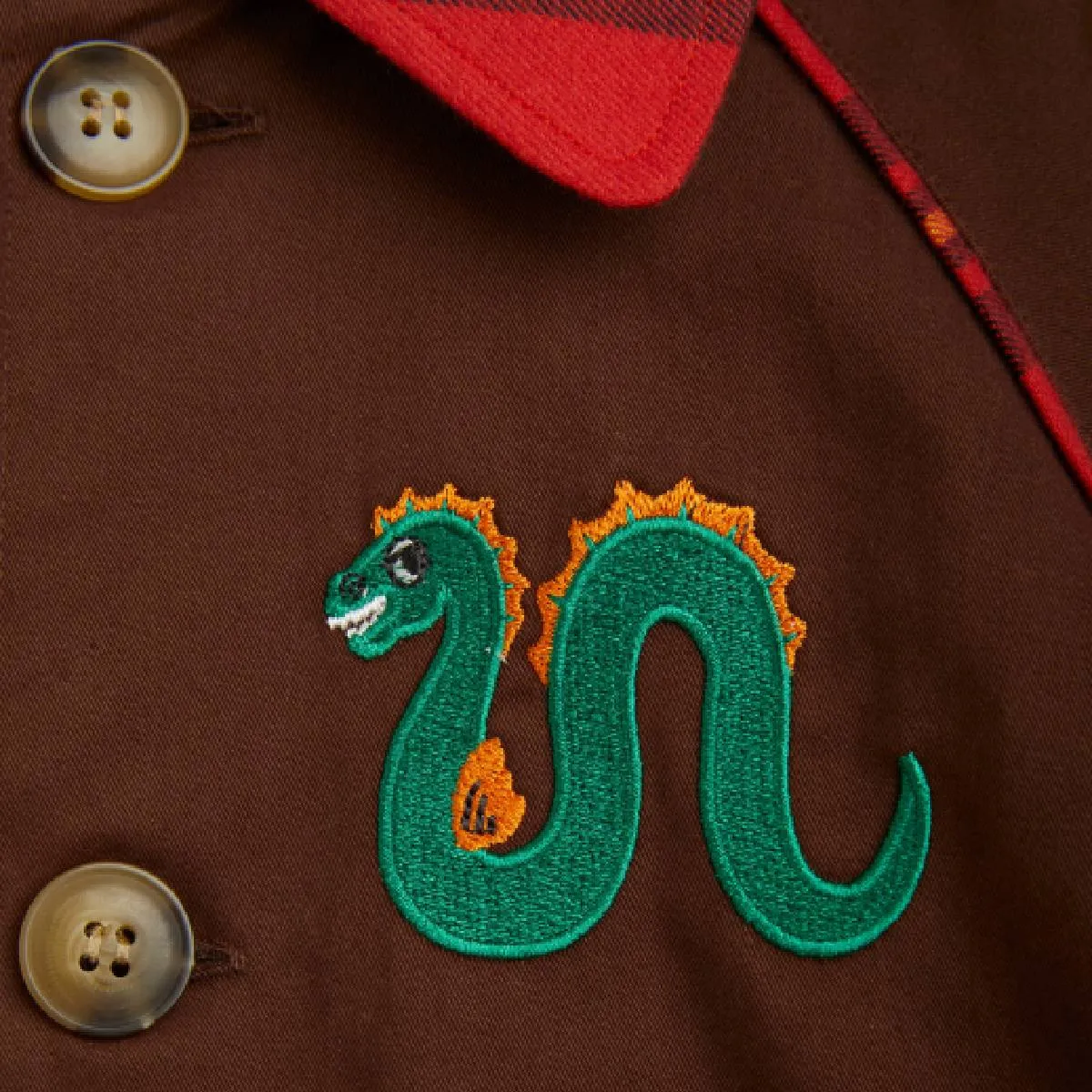 Twill Trenchcoat aus GOTS Bio Baumwolle