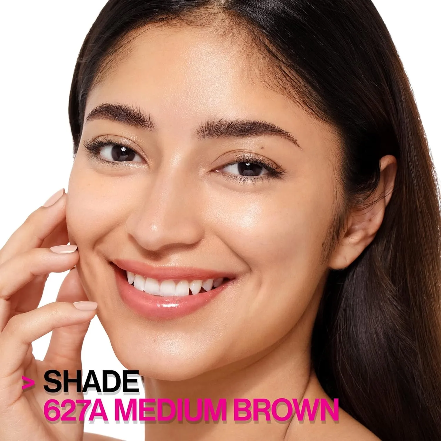 Ultimate Eyebrow Retractable Definer Pencil, Medium Brown, Dual-Sided Brow Brush, Fine Tip, Shapes, Defines, Fills Brow Makeup