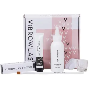 ViBrowLash Mini Kit - Certified Vegan and Cruelty-Free Lash & Brow Tint - DEEP BLACK