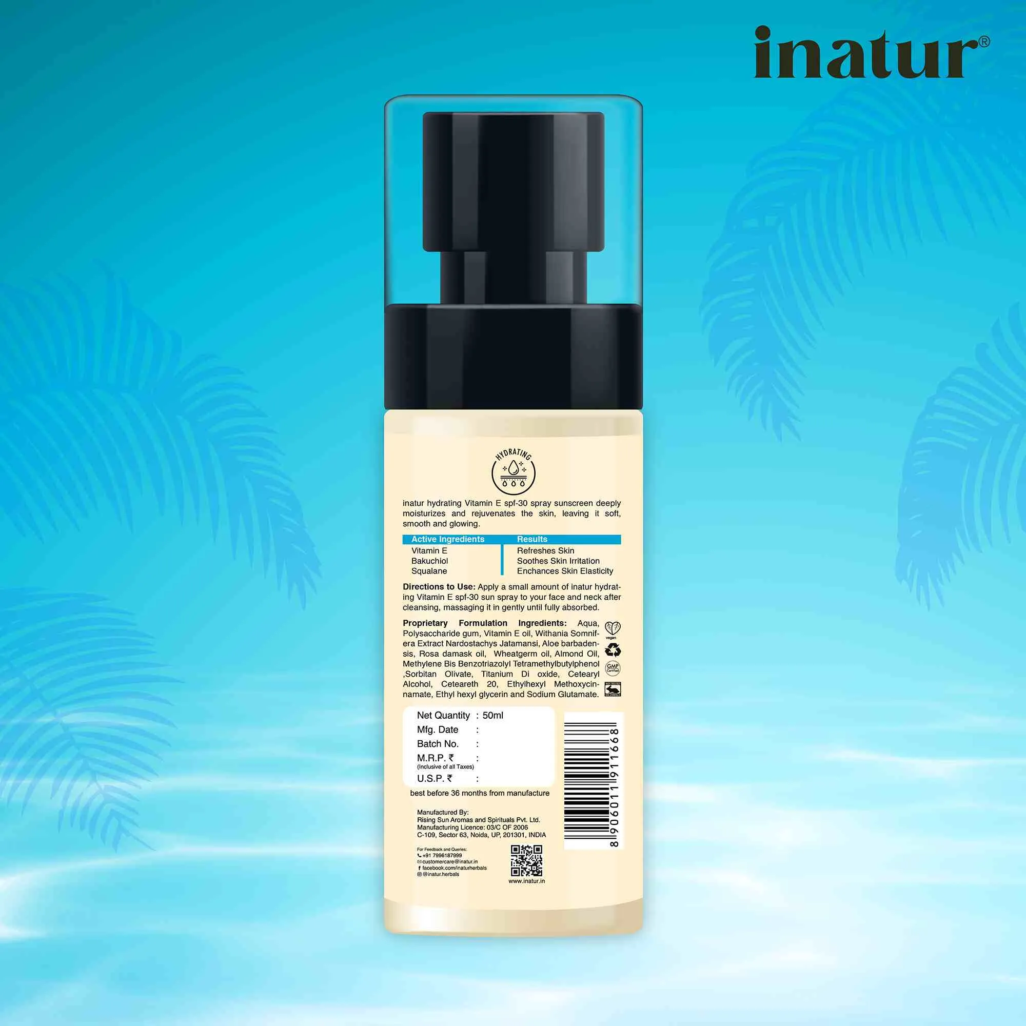 Vitamin E Sunscreen Spray with SPF30 - 50ml