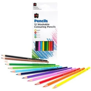 Washable Colouring Pencils - Pack of 12