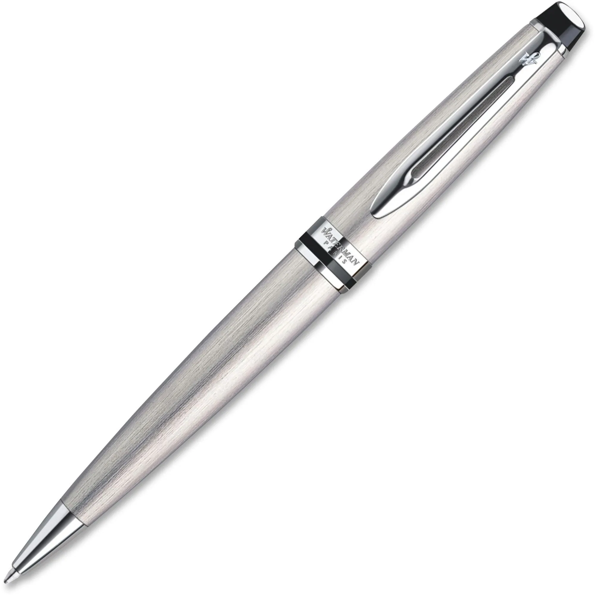 Waterman Expert Blue Ink Stainless Steel Pen