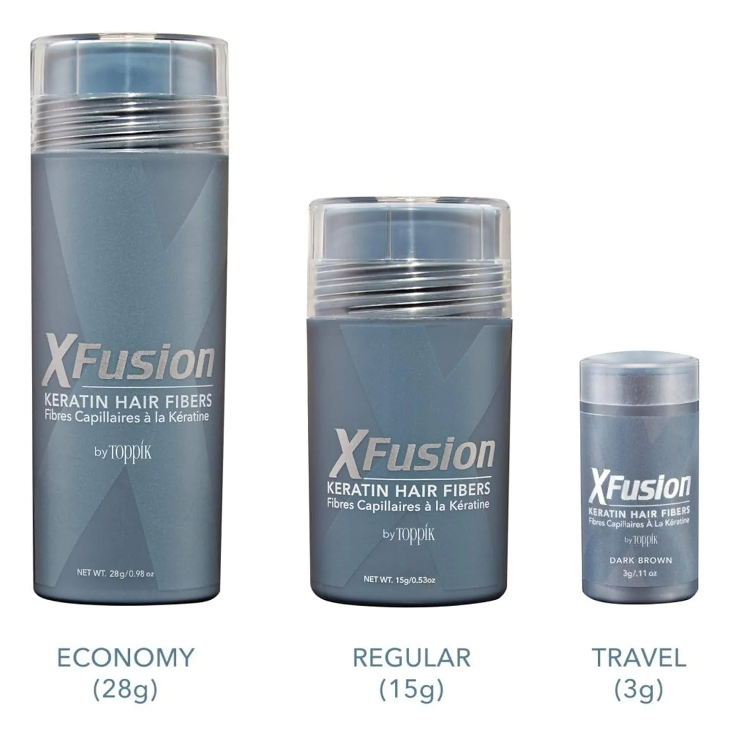 Xfusion Keratin Hair Fibers - Black (Large Size 28G)