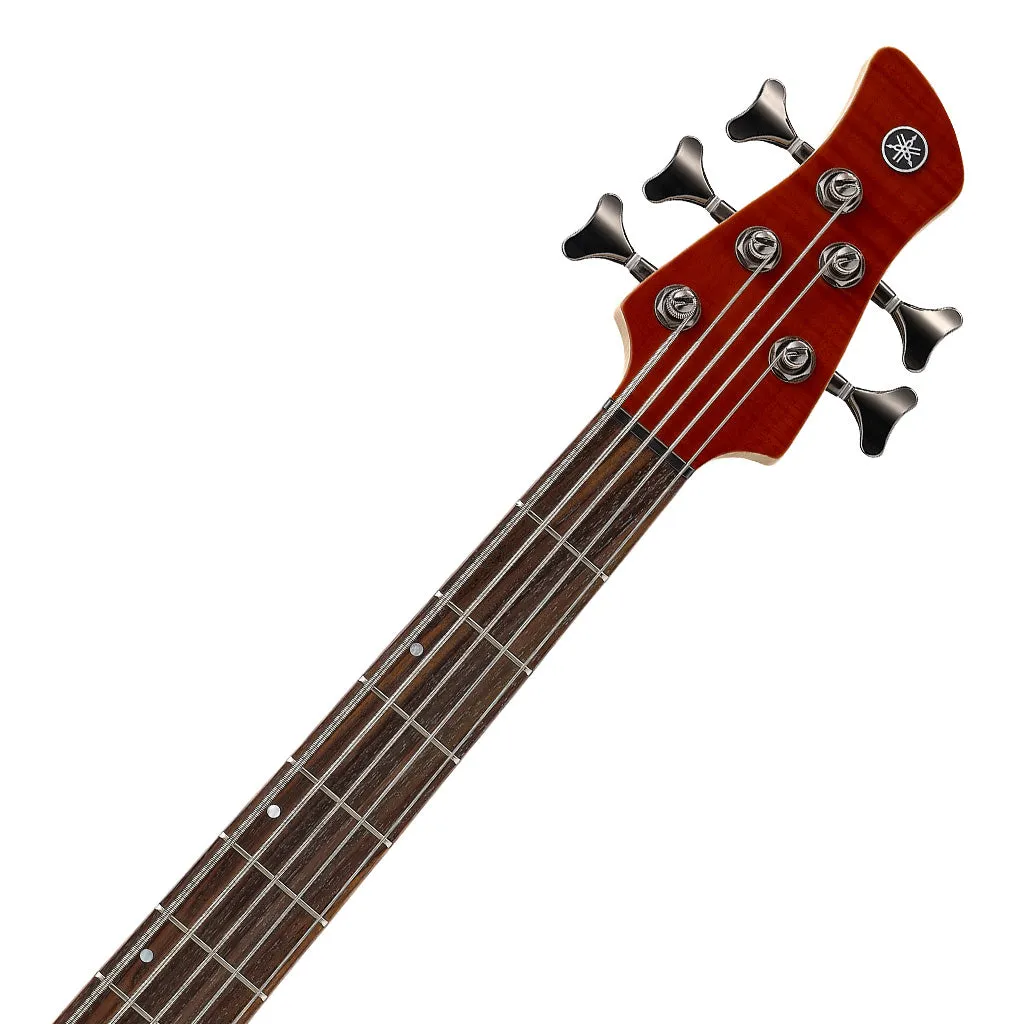 Yamaha TRBX605FM 5-String Bass Guitar - Caramel Brown