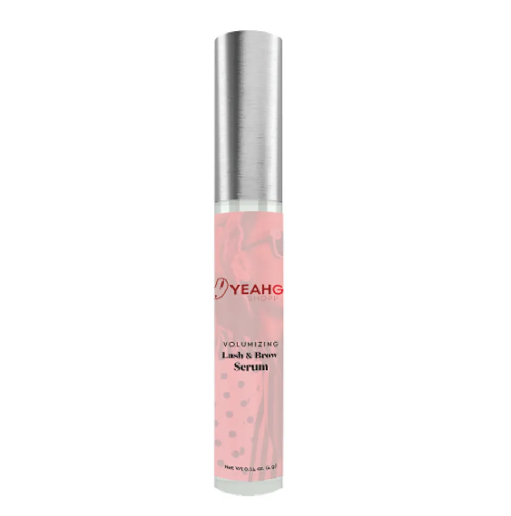 YEAHGOSHOPPING VOLUMIZING LASH & BROW SERUM (0.14 oz, 4g) Made in USA