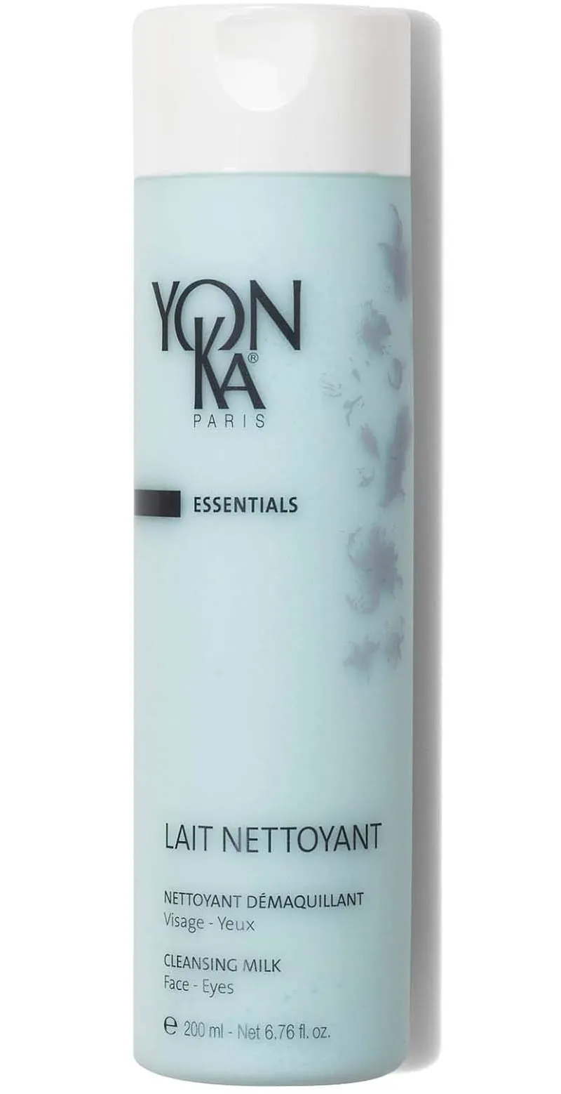 Yon-Ka Lait Nettoyant Facial Cleanser, Gentle Milk Cleanser & Makeup Remover, Daily Plant Based Wash, Moisturize and Balance Skins Ph, All Skin Types, Paraben-Free (2.5 Oz)