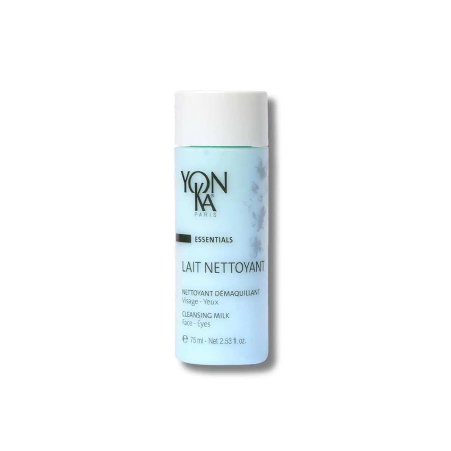 Yon-Ka Lait Nettoyant Facial Cleanser, Gentle Milk Cleanser & Makeup Remover, Daily Plant Based Wash, Moisturize and Balance Skins Ph, All Skin Types, Paraben-Free (2.5 Oz)