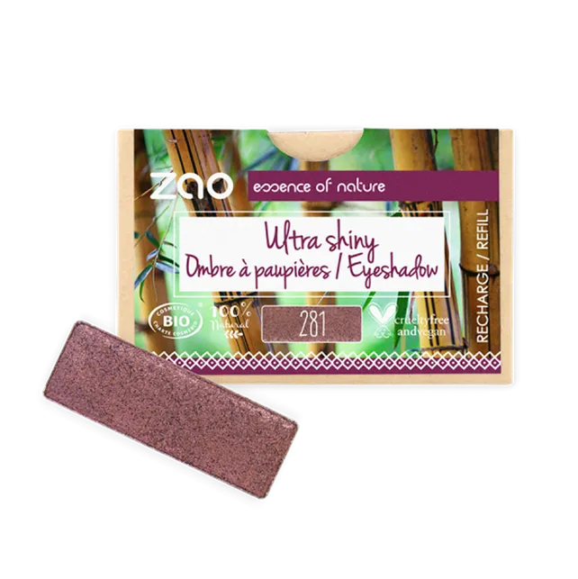 Zao Rectangular Eyeshadow Refills - Multiple Shades