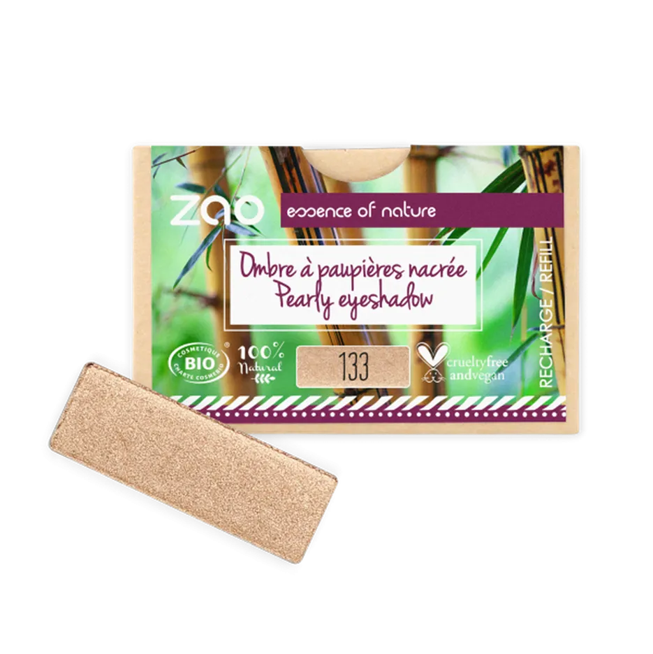 Zao Rectangular Eyeshadow Refills - Multiple Shades
