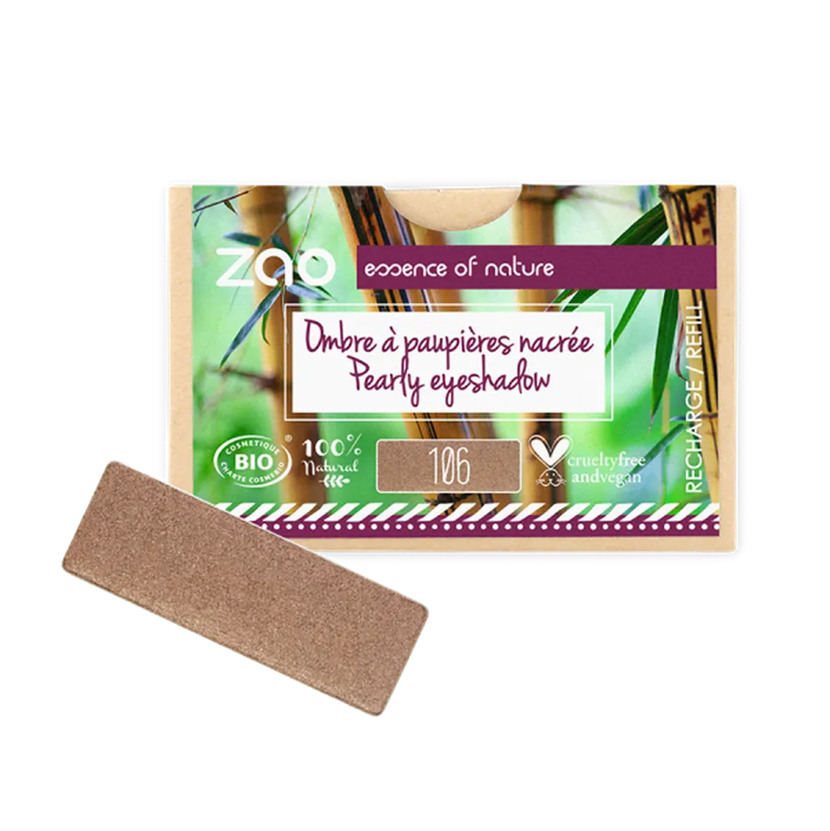 Zao Rectangular Eyeshadow Refills - Multiple Shades