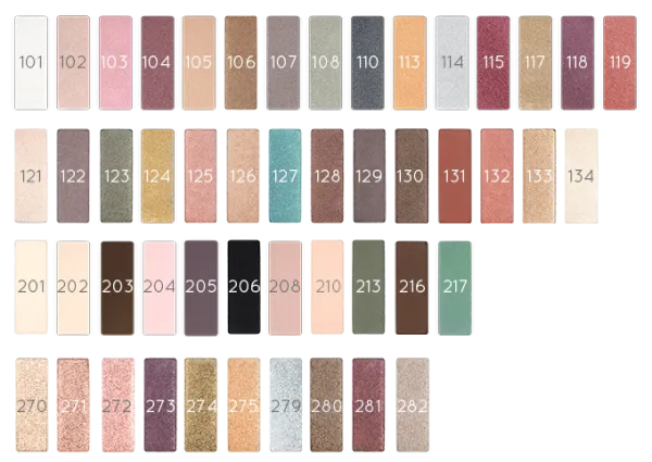 Zao Rectangular Eyeshadow Refills - Multiple Shades